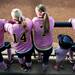 The Michigan dugout watches the game against Northwestern on Friday, May 3. Daniel Brenner I AnnArbor.com